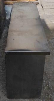 Ποτηριέρα Ανοιχτή Ανοξείδωτη 130x40x65Cm Μεταχειρισμένη